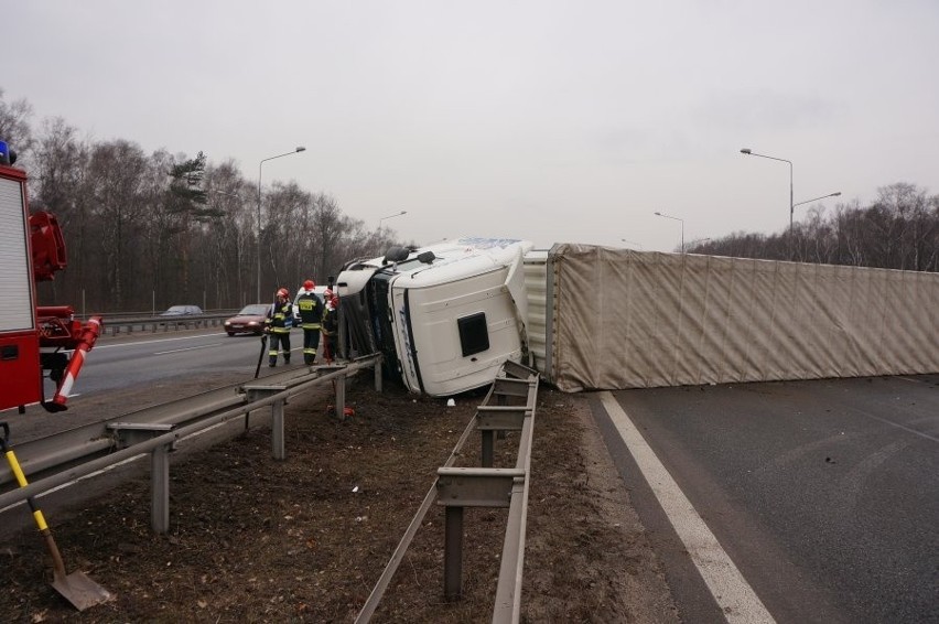 Wypadek w Katowicach na A4