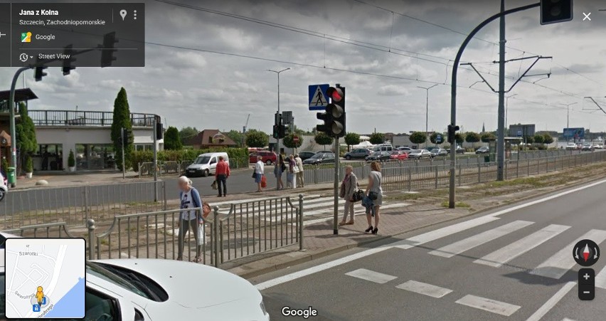 Mieszkańcy Szczecina na Google Street View. Zobacz, czy samochody Google uchwyciły Cię na zdjęciu! [GALERIA – 16.09.2021]