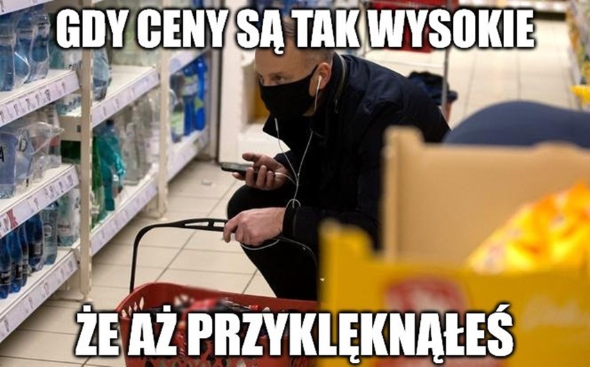 Andrzej Duda wybrał się na zakupy, co nie uszło uwadze...