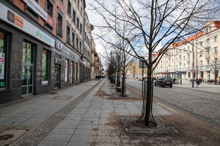 Tak dziś wygląda ulic Lipowa na odcinku od Nowego Światu do...