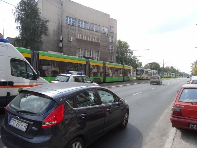 Awaria tramwaju i przerwa w ruchu na Grunwaldzkiej