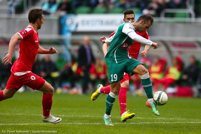 Śląsk Wrocław – Widzew Łódź 1:0. Trzy punkty dla WKS-u (WYNIK, ZDJĘCIA)