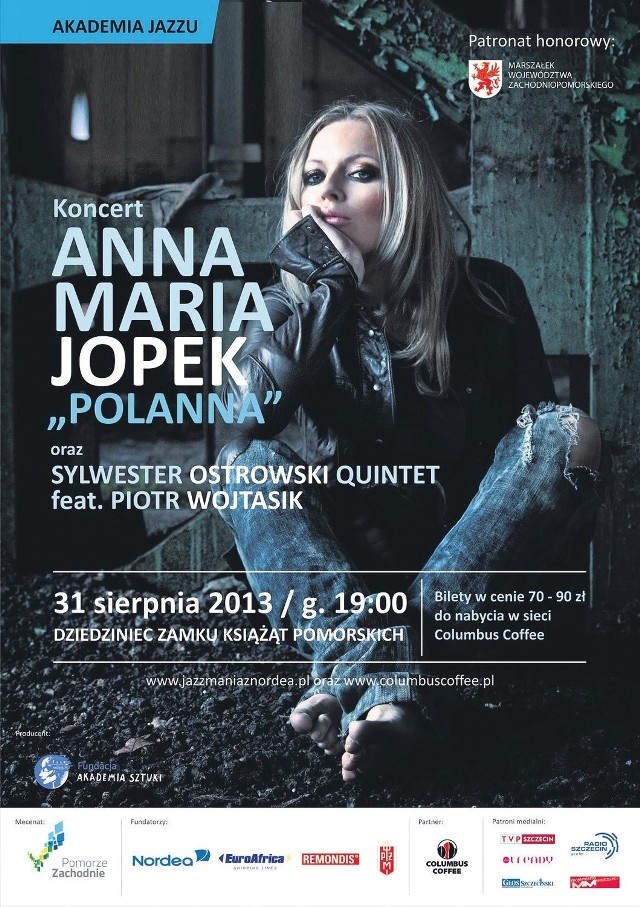 Przed występem Anny Marii Jopek zagrają szczecińscy artyści.