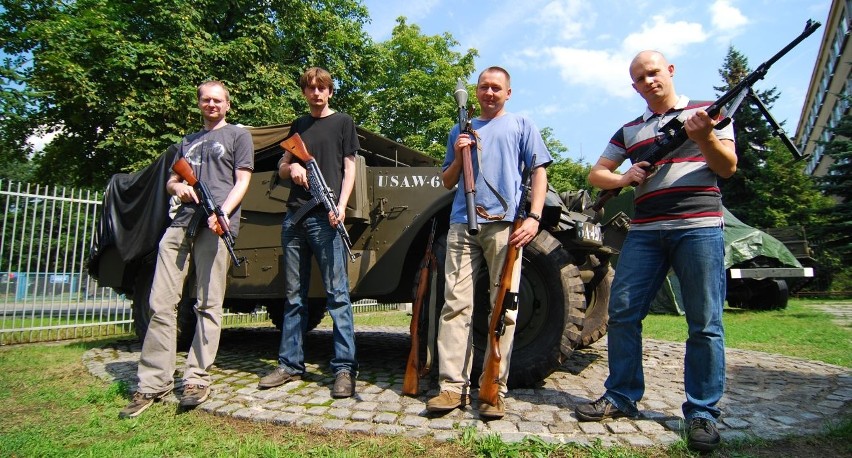 Łukasz Nadolski (od lewej), Łukasz Skoczek, Wojciech Mąka i...