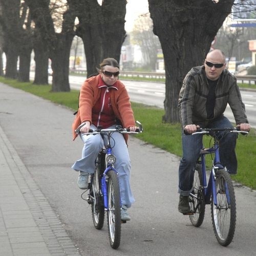 Tak wygląda droga rowerowa w Gdańsku Oliwie. W Słupsku o takich można tylko pomarzyć.