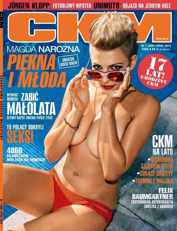 Magda Narożna z zespołu Piękni i Młodzi w CKM
