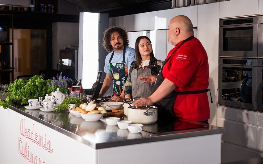 Nowy program kulinarny! Mariusz Kałamaga i Walerija Żurawlewa gotują z włoskim mistrzem kuchni
