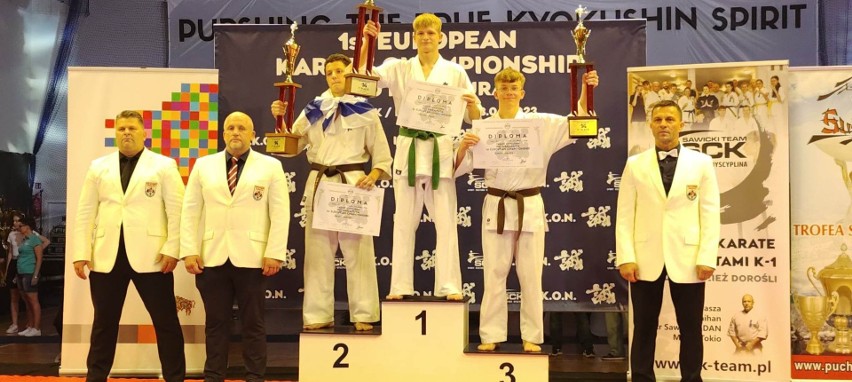 Sukces zawodników Tarnobrzeskiego Klubu Oyama Karate na I Mistrzostwach Europy Karate Kyokushin IKO Nakamura. Zobaczcie zdjęcia