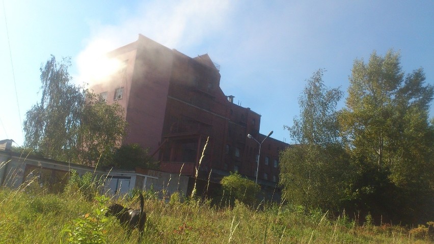 Wrocław, pożar na terenie Malmy przy Obornickiej