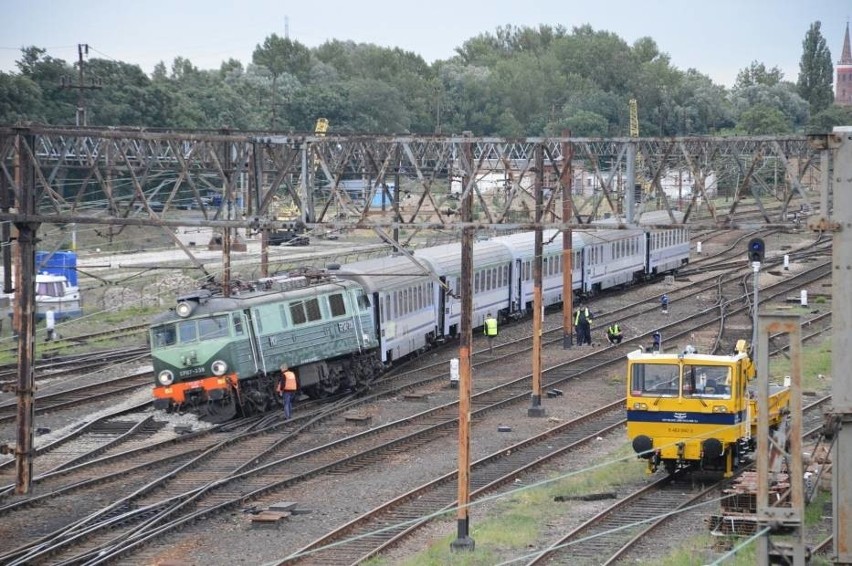 Pociąg InterCity wykoleił się w Głogowie. Duże opóźnienia na linii Wrocław - Szczecin