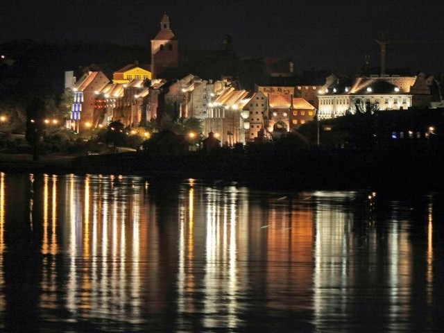 Nowa iluminacja panoramy Grudziądza