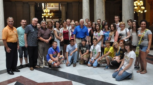 Mike Pence chętnie robił sobie z nami zdjęcia