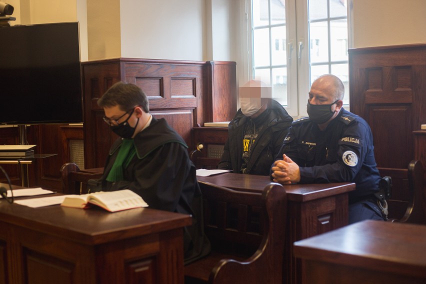 Posiedzenie aresztowe w Sądzie Okręgowym w Słupsku