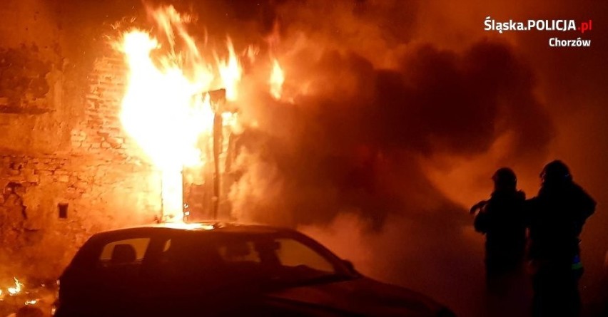 Tragiczny pożar kiosku w Chorzowie. Zginął 30-letni mężczyzna przy ulicy Wolności