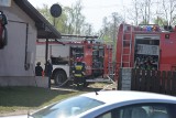 Tragiczny pożar w Mostkach pod Włocławkiem. Płonął dom, zginęła jedna osoba [zdjęcia]