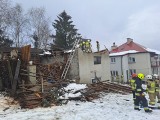 W Skołyszynie zawalił się dach na budynku gospodarczym. Nikt nie został ranny [ZDJĘCIA]