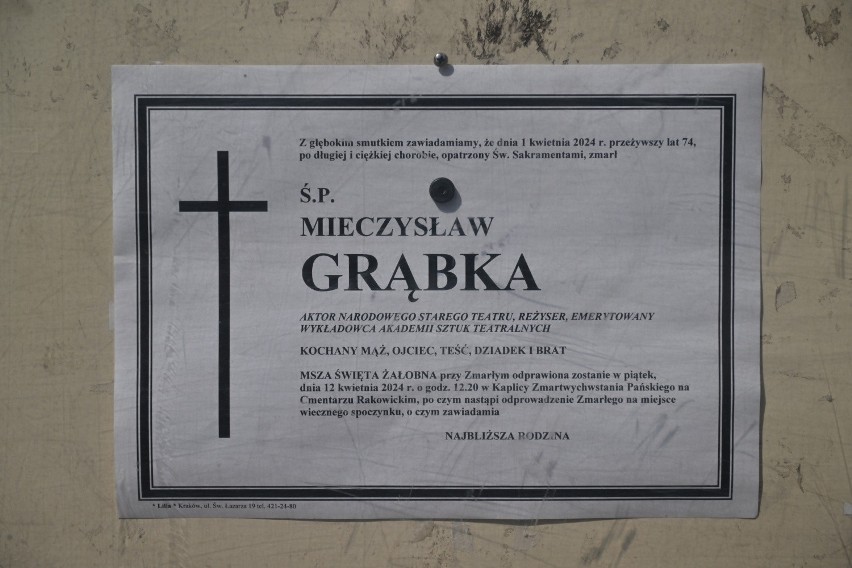 Pogrzeb Mieczysława Grąbka. Zobacz zdjęcia z ceremonii