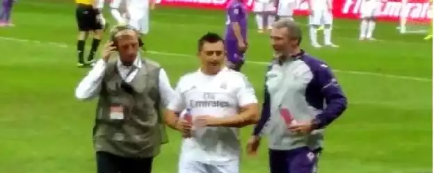 Fałszywy Ronaldo podczas meczu Real-Fiorentina wtargnął na boisko