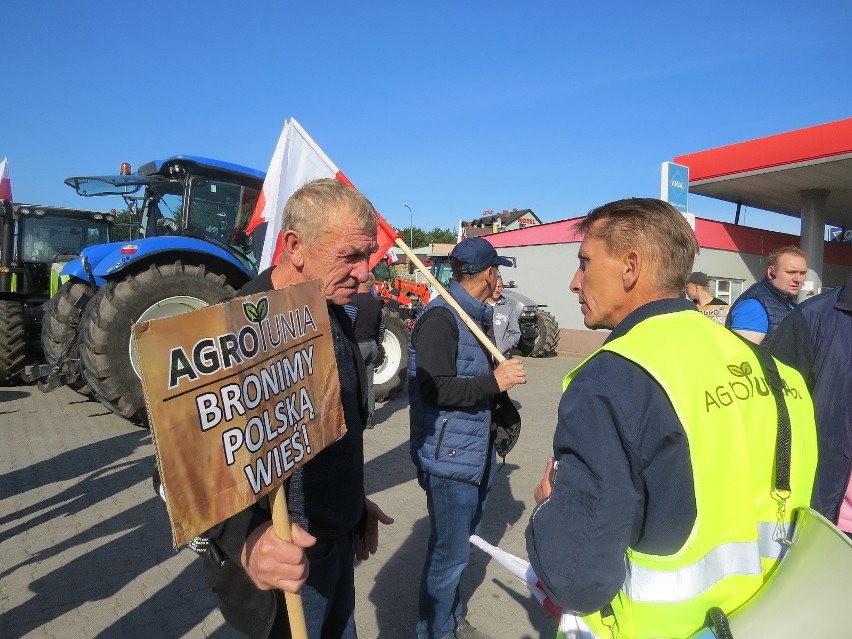 Protest rolników w Brodnicy (Kujawsko-Pomorskie) 25.08.2021