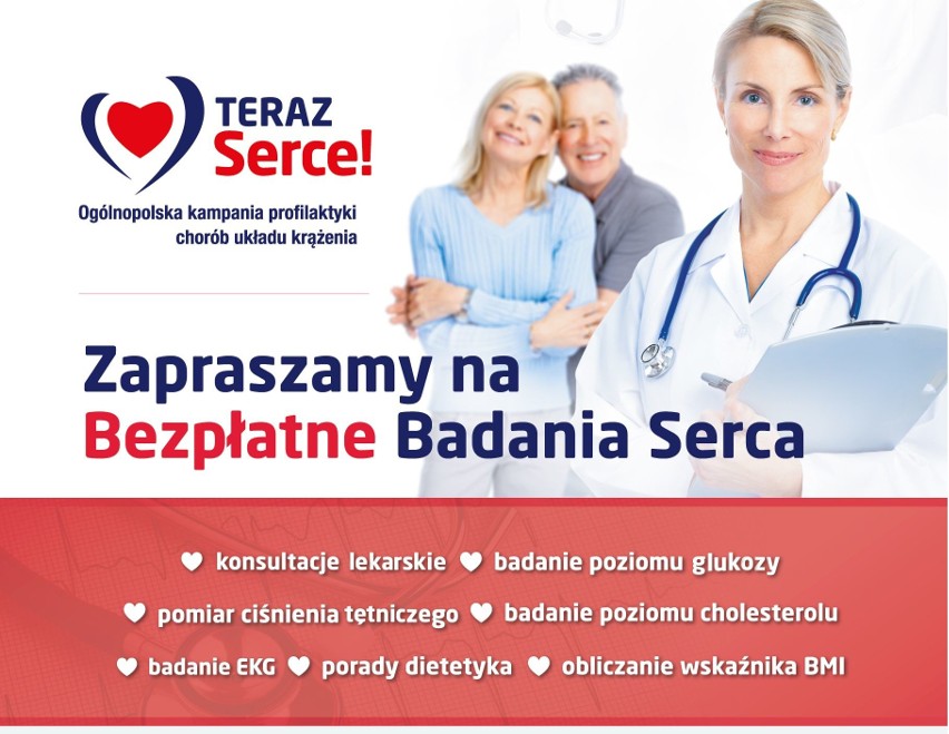 Radom. Bezpłatne badania w ramach akcji "Teraz serce" w sobotę w Atrium Gama