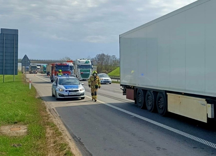 Wypadek ciężarówek na A4 pod Wrocławiem. Spore utrudnienia w ruchu