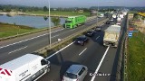 Wypadek na A4. Ogromny korek na obwodnicy Krakowa