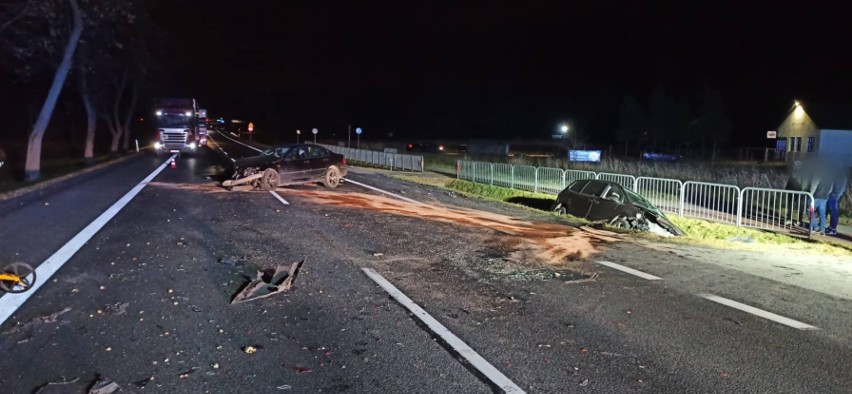 DK 94 była przez jakiś czas była zablokowana, a policjanci...