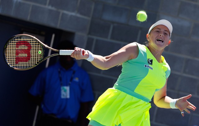 Fot. Łotyszka Jelena Ostapenko podczas tegorocznego US Open