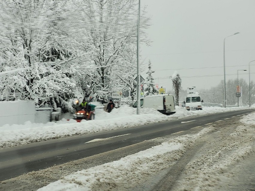 Białystok, 26.01.2021 Tak wygląda miasto podczas kolejnego...