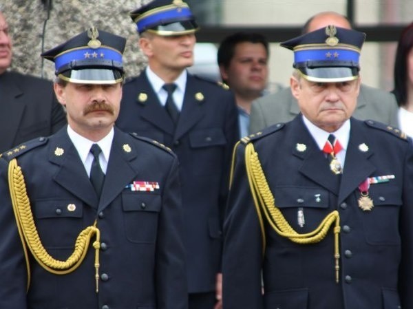 Od lewej: st. kpt. Piotr Panufnik i bryg Jerzy Mędrzycki.