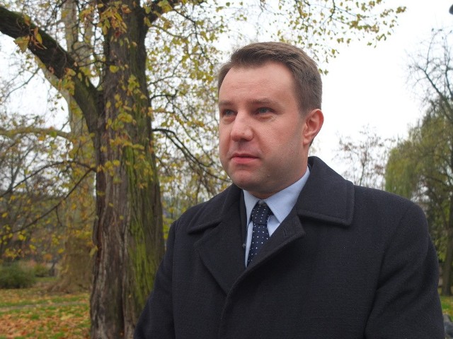 Arkadiusz Wiśniewski był dziś w doskonałym humorze, ale startu w przyszłorocznych wyborach nie zapowiedział.