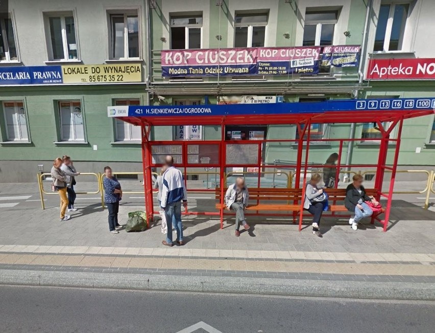 Białostoczanie na zdjęciach Google Street View. Zobacz, kogo uchwyciły kamery w centrum miasta  
