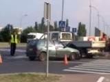 Wypadek w Rzeszowie. Zderzyły się 3 auta (film)