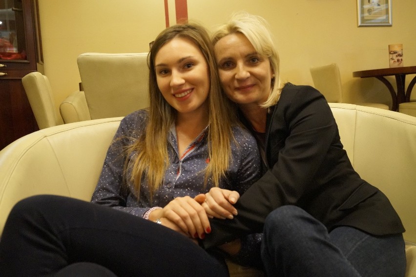 Agnieszka Ścigaj z córką Gabrysią