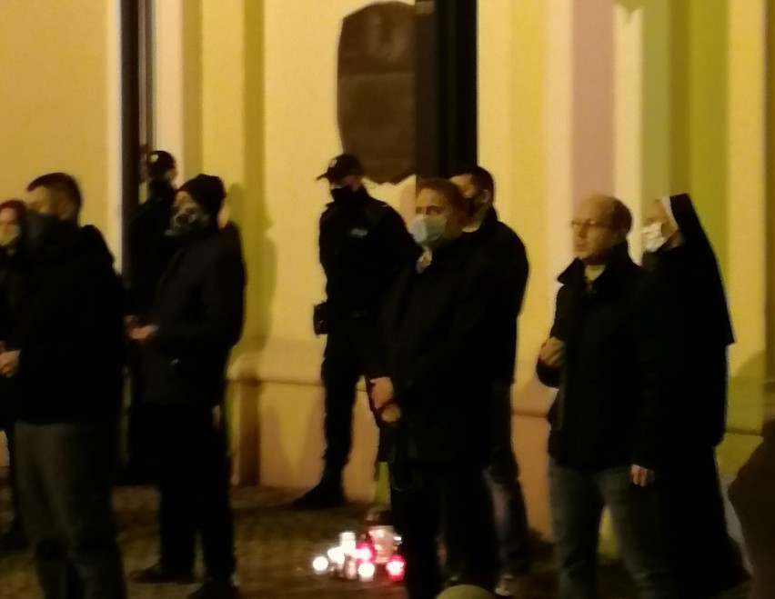 Manifestacja na ul. Pszczyny...