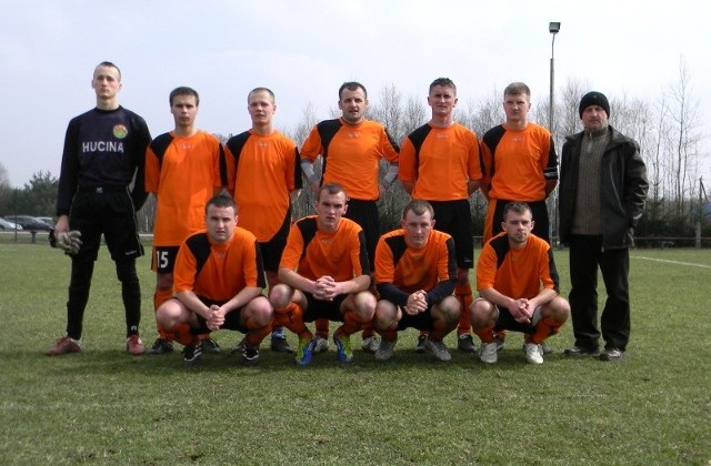 Piłkarze LKS-u Hucina, kolejni uczestnicy plebiscytu na Najsympatyczniejszą Drużynę Podkarpacia 2012.