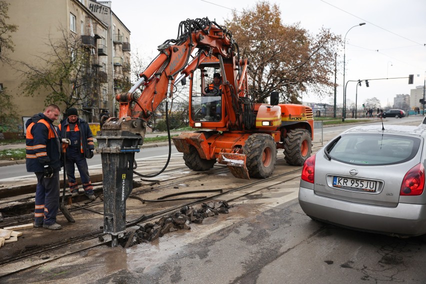 W weekend utrudnienia komunikacyjne na Starowiślnej. Wstrzymane tramwaje