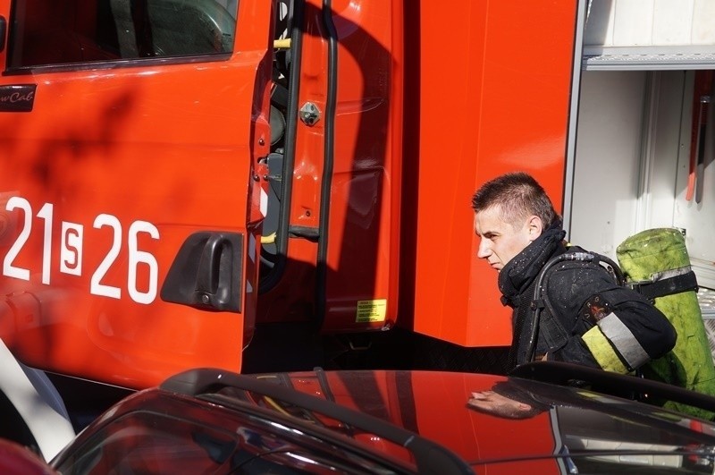 Pożar wybuchł w bloku ul. Różyckiego w Mysłowicach