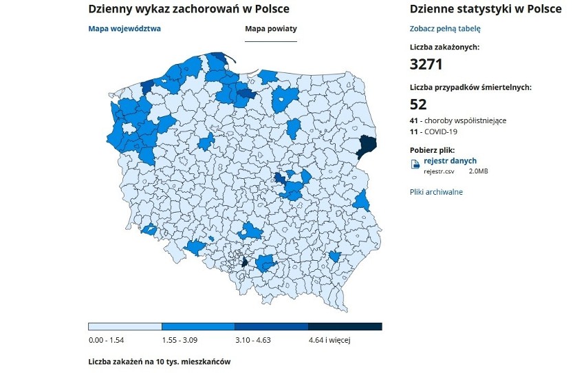 Koronawirus w Polsce - 18.01.2021