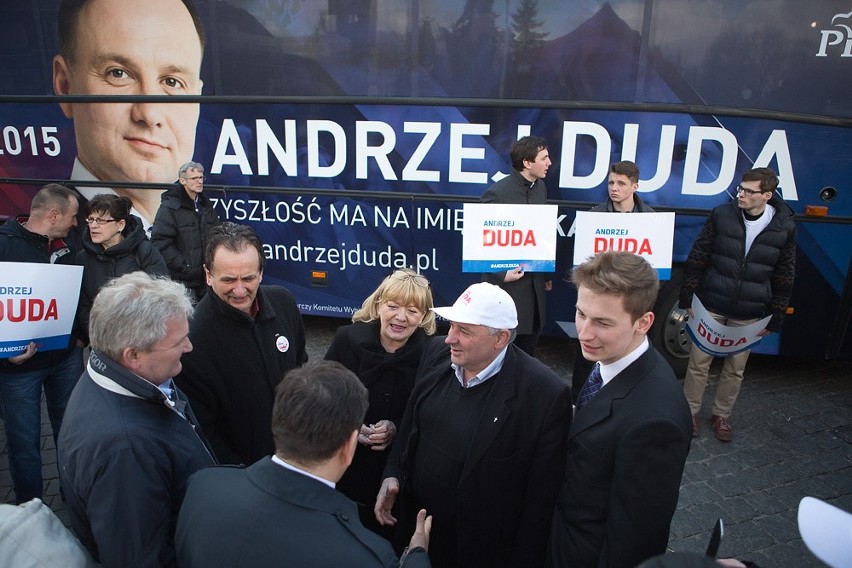 Andrzej Duda spotkał się z mieszkańcami Słupska