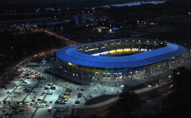 Stadion żużlowy MotoArena w Toruniu...