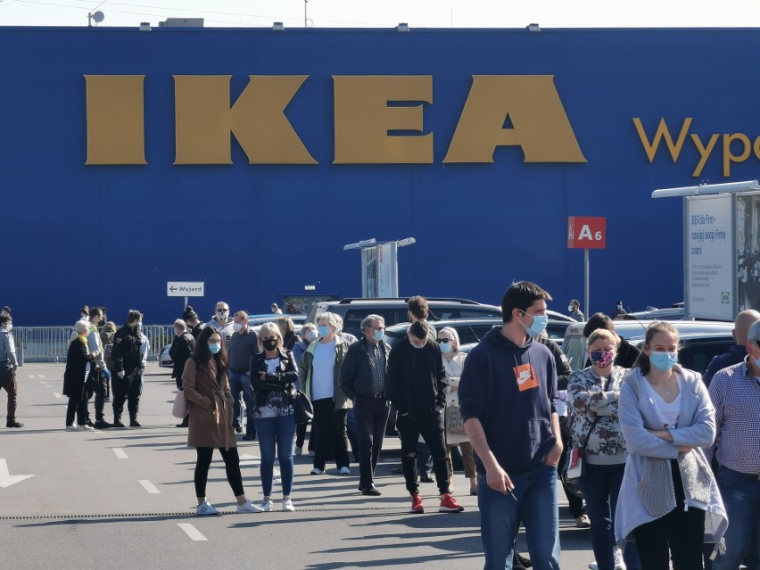 4 maja 2020, Ikea w Katowicach...