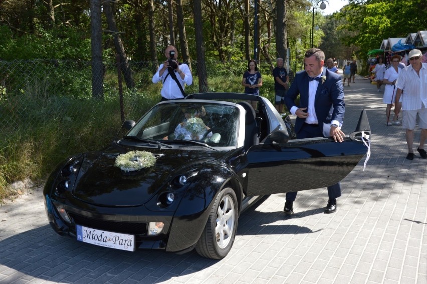 Ślub na plaży w Łebie. Pierwszy ślub w ramach projektu "Las...