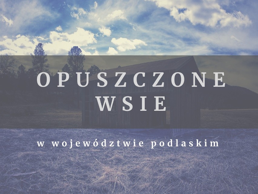 Na mapie podlaskiego istnieją punkty, gdzie już dawno...