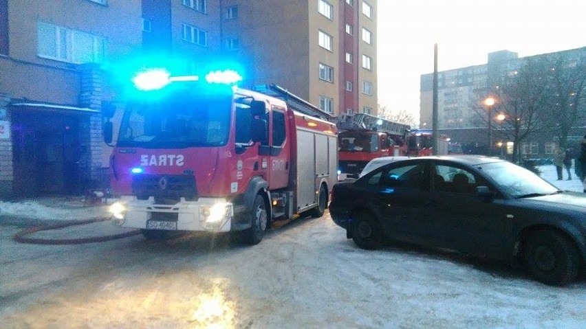 Sosnowiec: pożar przy ul. Kilińskiego. Na szczęście bez poszkodowanych [ZDJĘCIA]