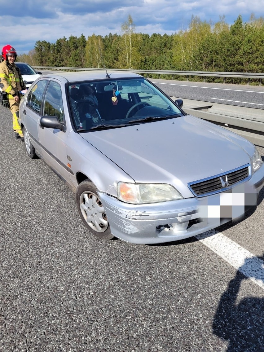 Wypadek na S8 w okolicy Mostówki. 3.05.2022 zderzyło się pięć samochodów