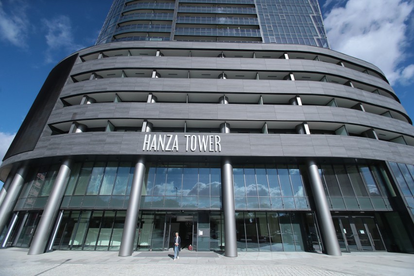 Ekskluzywne wnętrza wieżowca Hanza Tower w Szczecinie.