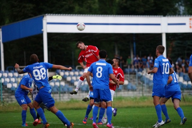 Hutnik Nowa Huta przegrał 1:5 z Partizanem Bardejów w 2015 roku