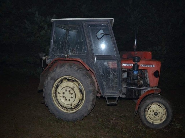 Skradziony traktor wrócił do właściciela
