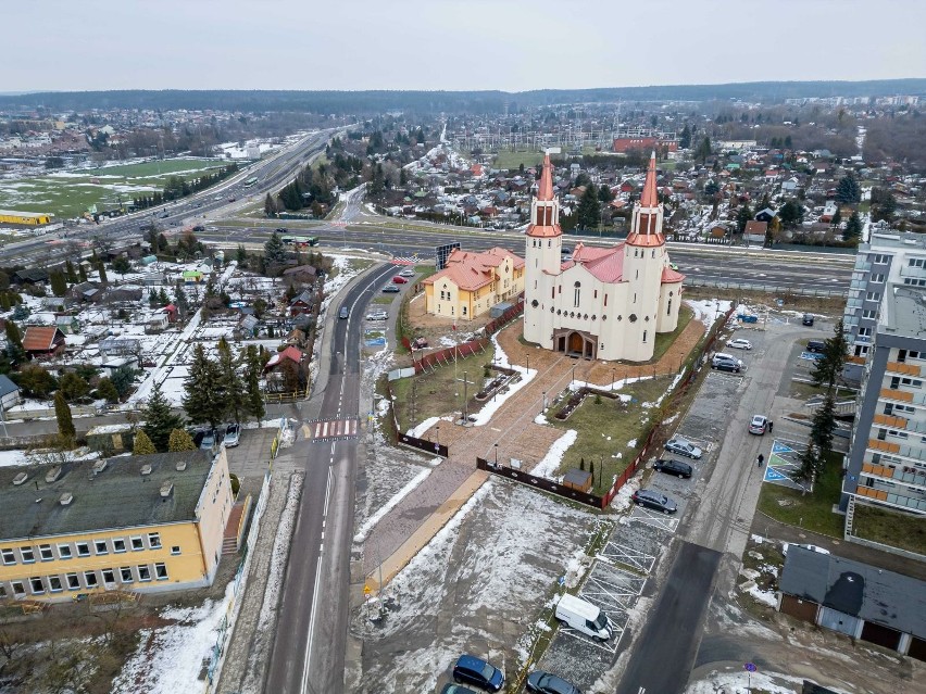 Parking z BO przy kościele Matki Bożej Różańcowej w Białymstoku